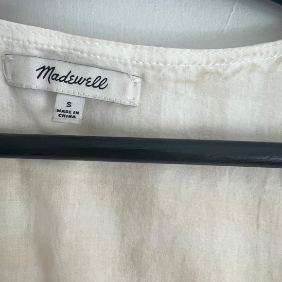 Madewell Button-Front Tiered Mini Dress - Picture 4 of 4